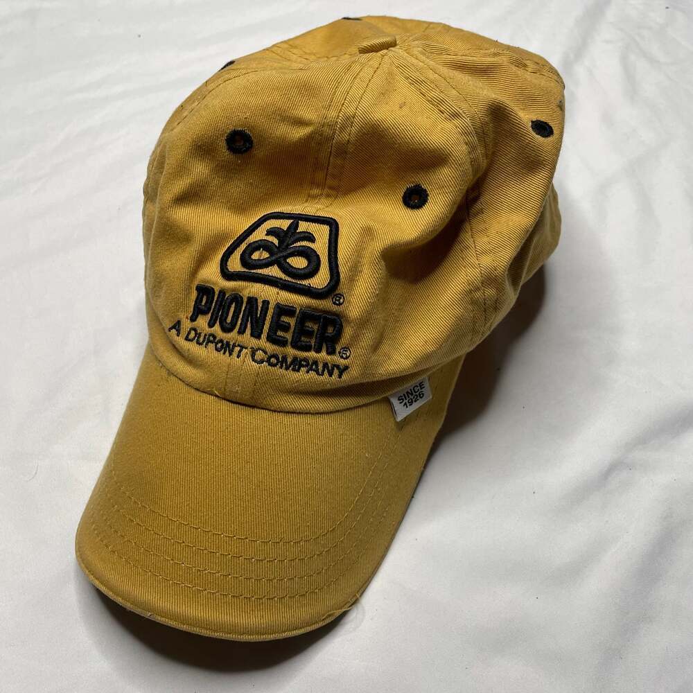 Pioneer Seed NAPA Racing Strapback Hat Tan DuPont Company Dad Cap